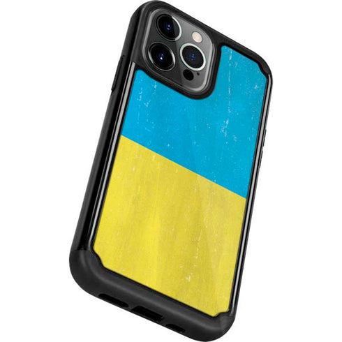 Ukraine Flag Distressed iPhone 13 Pro Cargo Case